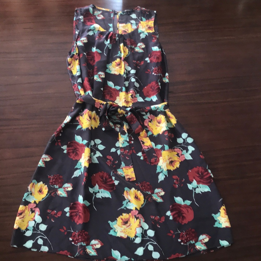 Ella moss floral dress